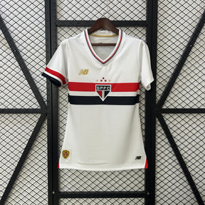 Camisa Feminina São Paulo I 22/23 New balance - Branco