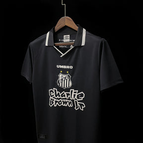 Camisa Santos Charlie Brown JR Preta