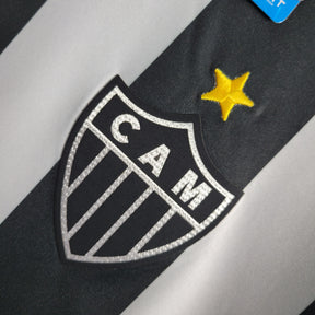 Camisa Atlético MG Retrô 20162017 Preta e Branca - Dry World