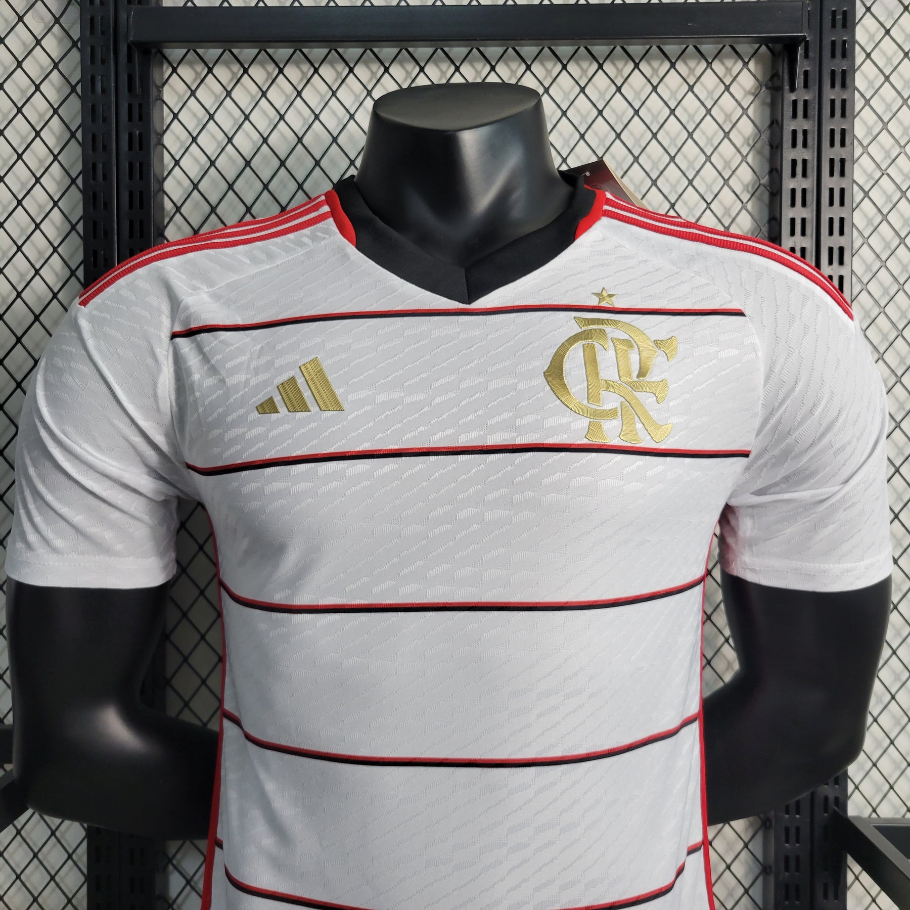 Camisa Flamengo II 23/24 Adidas - Branco - Masculino Jogador
