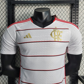 Camisa Flamengo II 23/24 Adidas - Branco - Masculino Jogador