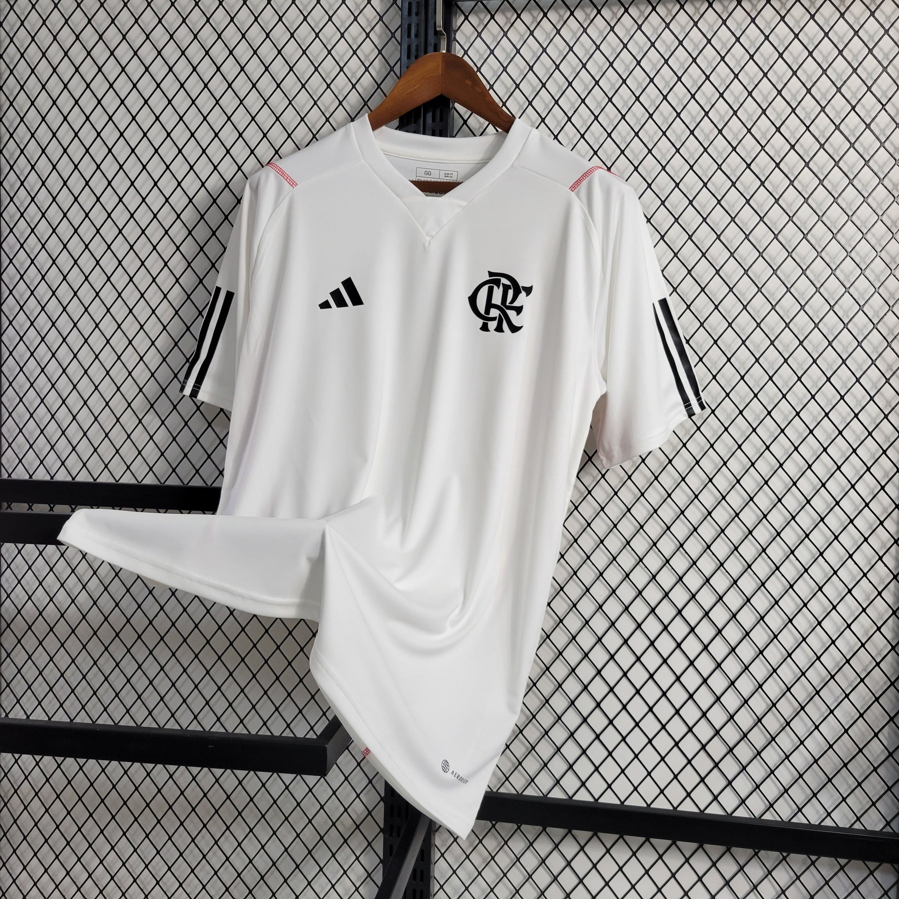 Camisa de Treino Flamengo 23/24 Adidas - Bege