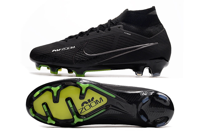 Nike Air Zoom Mercurial Superfly XV Elite Botinha Black Neon