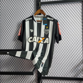 Camisa Atlético MG Retrô 20162017 Preta e Branca - Dry World