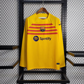 Camisa Barcelona Manga comprida 23/24 - Versão Torcedor