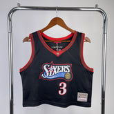 Regata Cropped Allen Iverson Philladelphia 76ers Mitchell & Ness Hardwood Classics