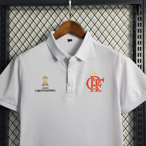 Camisa Flamengo Polo Branca