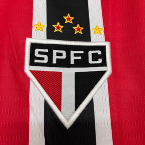 Camisa São Paulo I 24/25 New Balance - Vermelha e preta