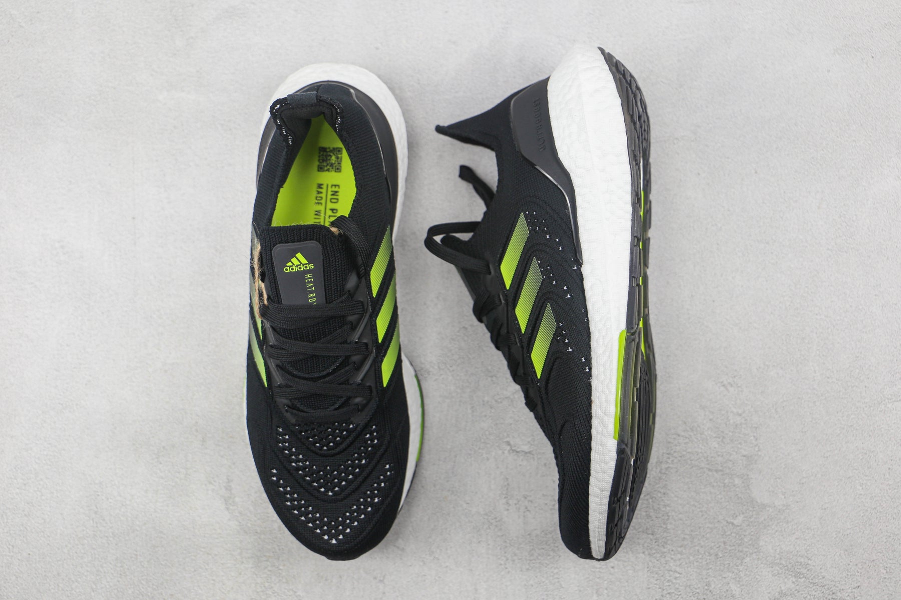 Tênis Adidas Ultra Boost 22 Heat RDY Black Green