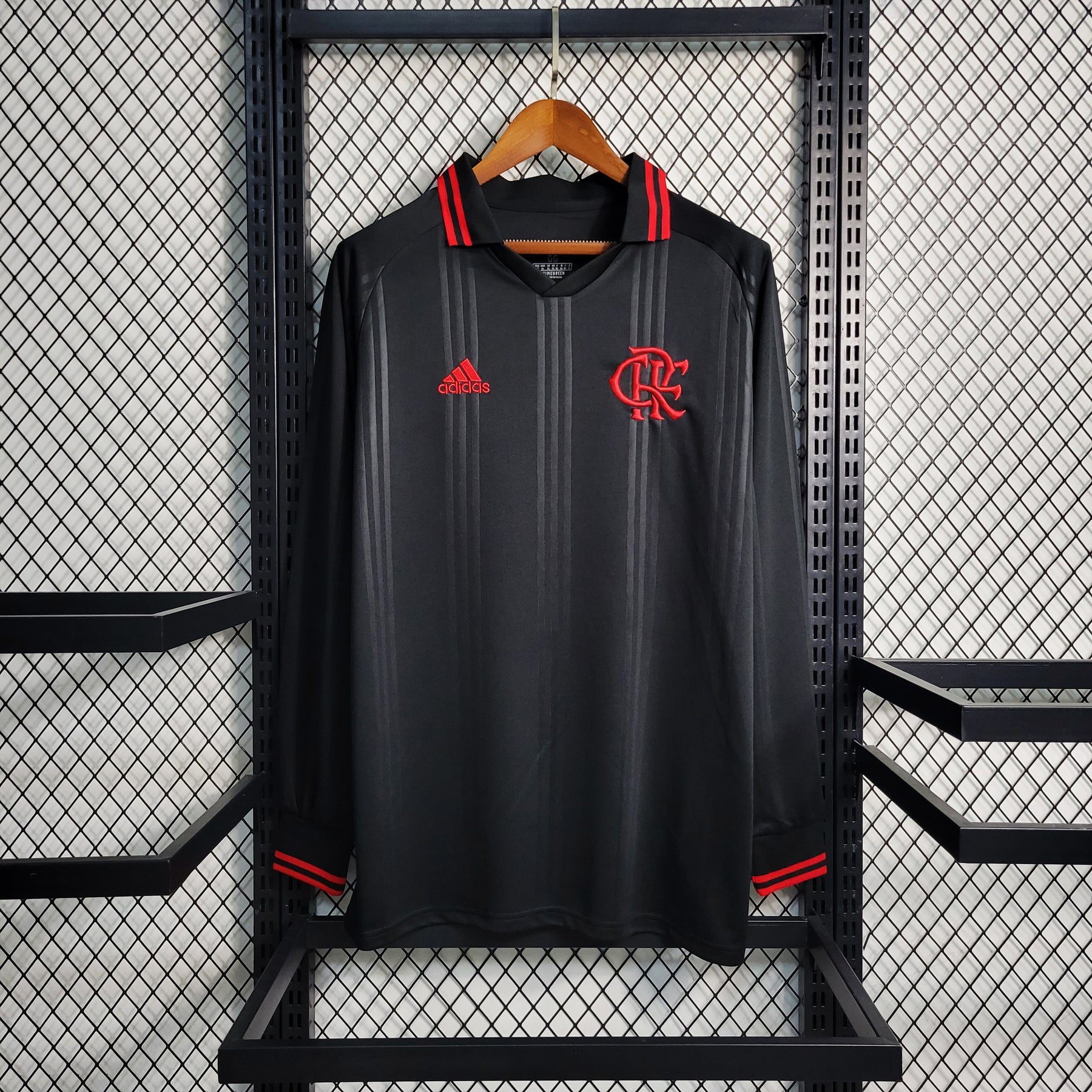 Camisa Flamengo Manga Comprida 19/20 - Adidas Jogador Masculina