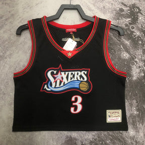Regata Cropped Allen Iverson Philladelphia 76ers Mitchell & Ness Hardwood Classics
