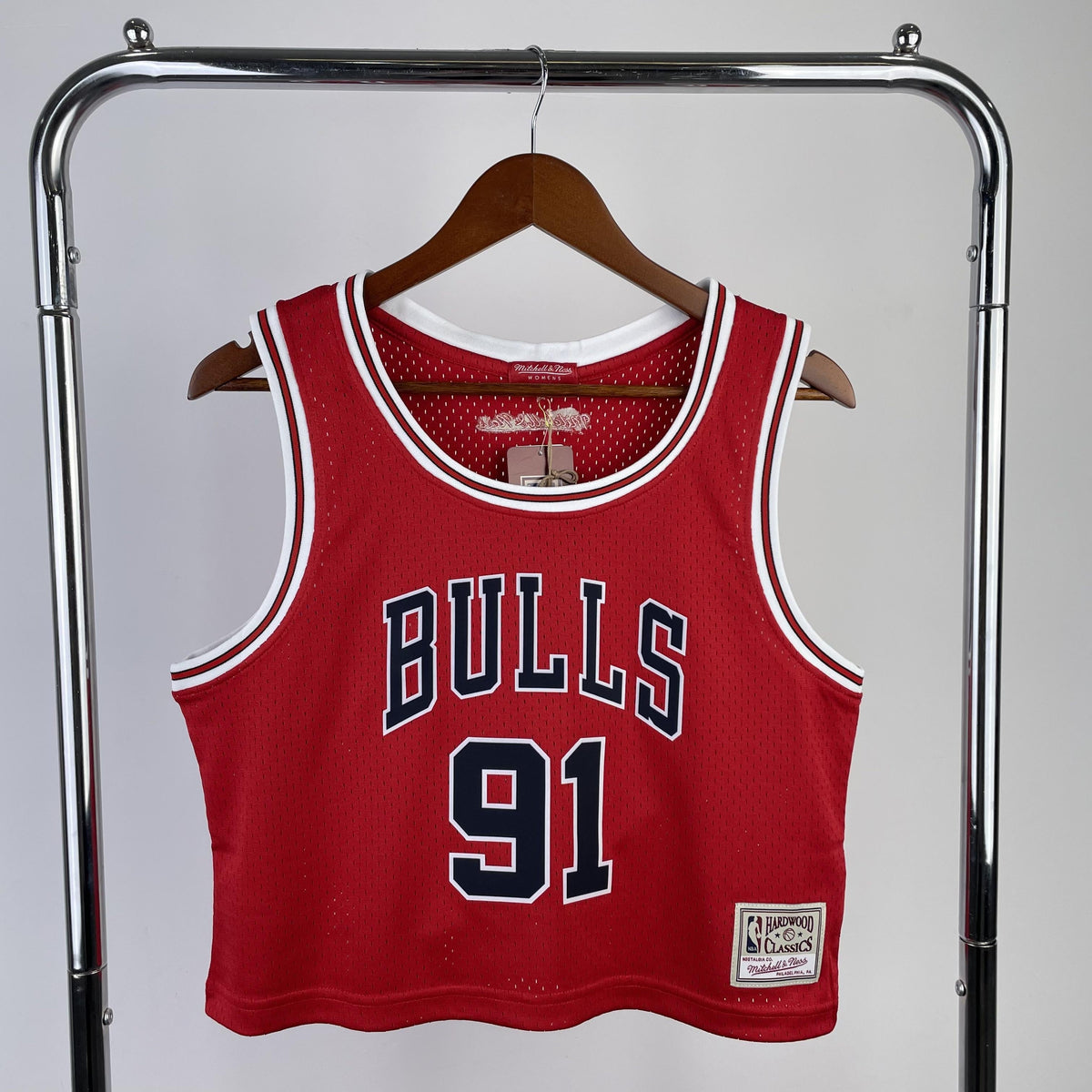 Regata Cropped Rodman Chicago Bulls Mitchell & Ness Hardwood Classics