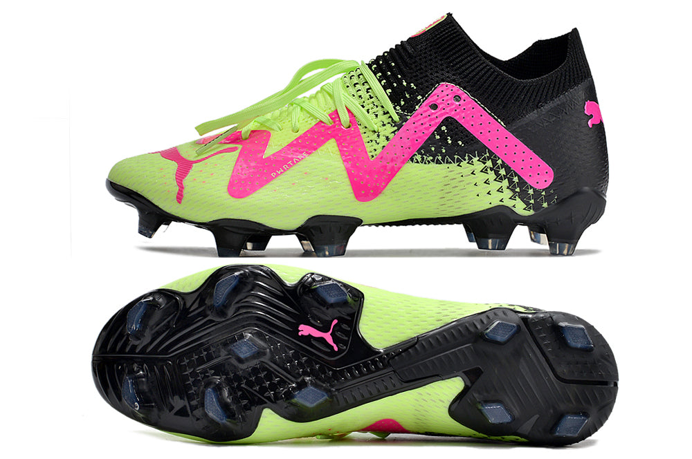 Puma Future Ultimate Tricks Campo - Verde e Rosa