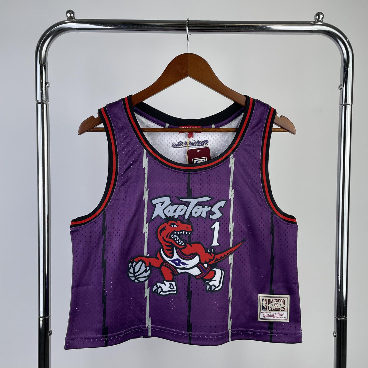 Regata Cropped McGrady Toronto Raptors Mitchell & Ness Hardwood Classics
