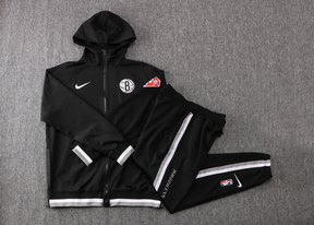 Conjunto Agasalho- Nike NBA Thermaflex - Brooklyn Nets - 75 Anos