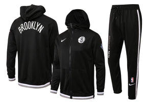 Conjunto Agasalho- Nike NBA Thermaflex - Brooklyn Nets - 75 Anos