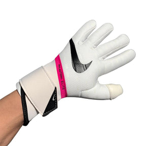 Luva de Goleiro Nike Phantom Elite Branco e Rosa
