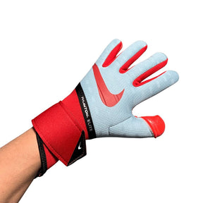 Luva de Goleiro Nike Phantom Elite Branco e Vermelho