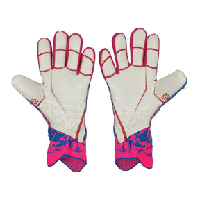 Luva de Goleiro Adidas Predator Freak Pro Rosa e Azul