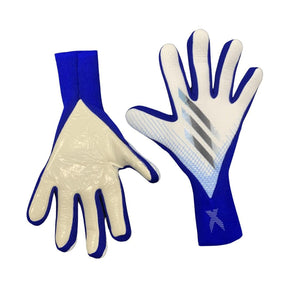 Luva de Goleiro Adidas Predator X Pro Branco e Azul