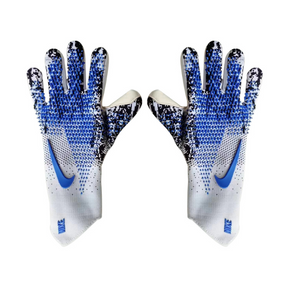 Luva de Goleiro Nike HyperTouch Elite Cinza, Preta e Azul