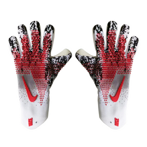 Luva de Goleiro Nike HyperTouch Elite Cinza, Preta e Vermelha