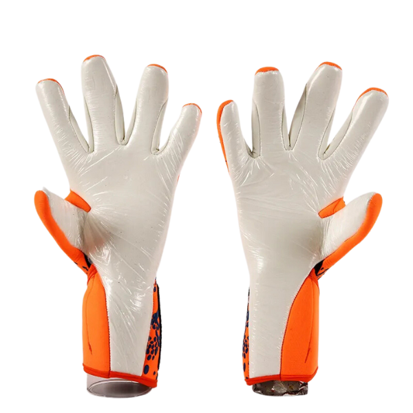 Luva de Goleiro Reusch Laranja e Azul