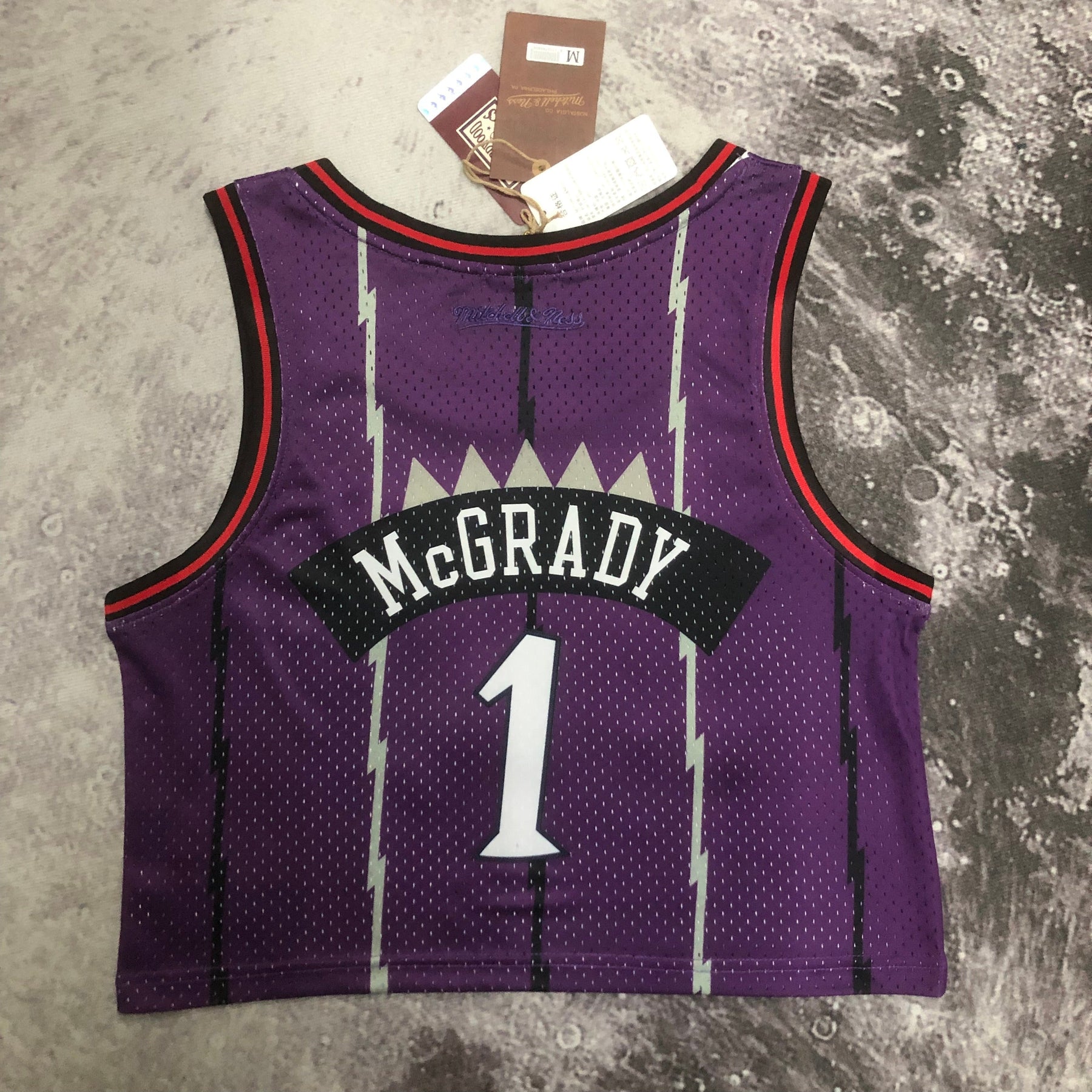 Regata Cropped McGrady Toronto Raptors Mitchell & Ness Hardwood Classics