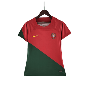 Camisa Feminina Portugal 22/23 Nike - Vinho e Verde