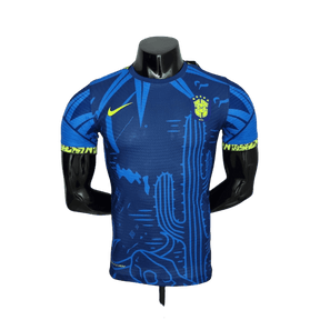 Camisa Seleção Brasil  2022 Nike - Azul - Conceito Nordeste