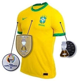 Camisa Seleção Brasil Campeão Copa América 21/22 - Amarelo