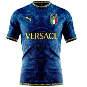 Camisa Seleção Itália x Versace - Puma - Azul
