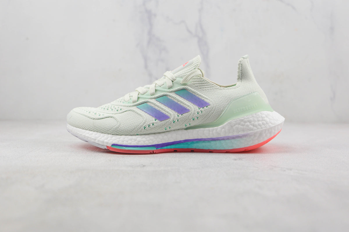 Tênis Adidas Ultra Boost 22 White Tint / Pulse Mint / Purple