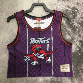 Regata Cropped McGrady Toronto Raptors Mitchell & Ness Hardwood Classics