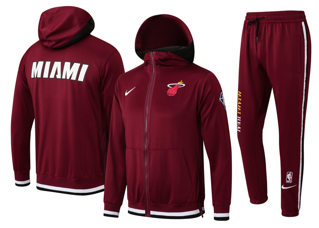 Conjunto Agasalho- Nike NBA Thermaflex - Miami Heat - 75 Anos