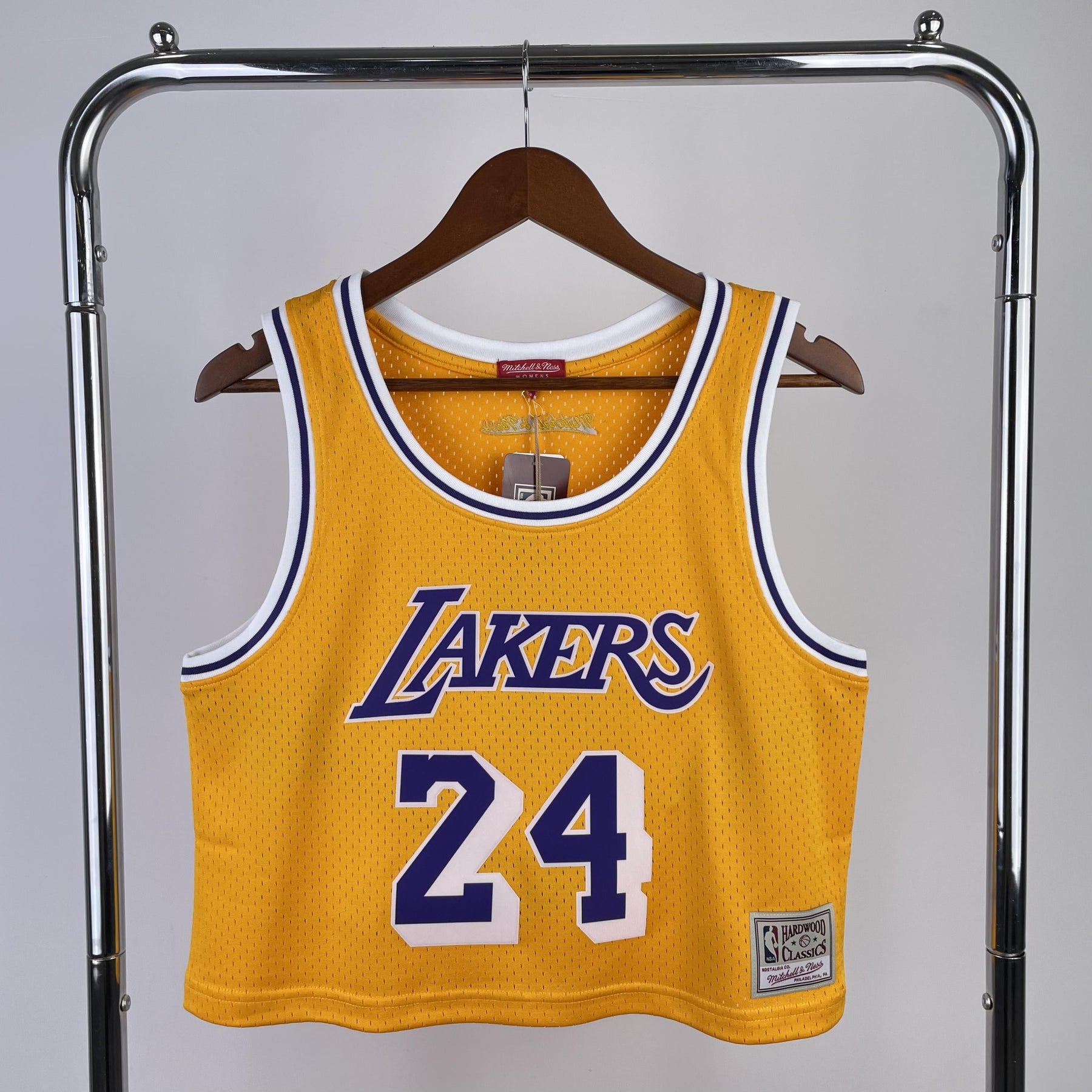 Regata Cropped Kobe Bryant Lakers Mitchell & Ness Hardwood Classics