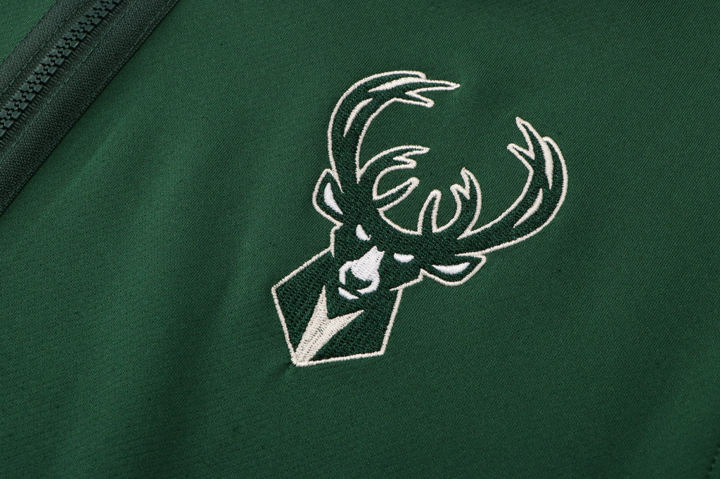 Conjunto Agasalho- Nike NBA Thermaflex - Milwaukee Bucks - 75 Anos