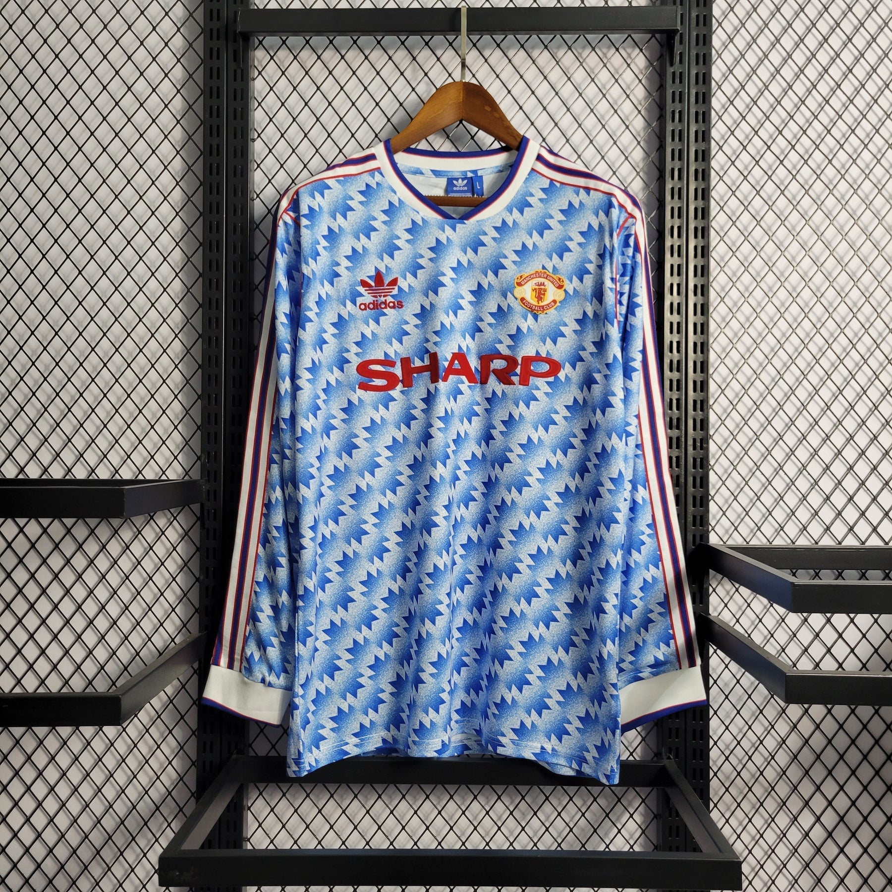 Camisa Manchester United Reserva 90/92 - Versão Retro Manga Comprida