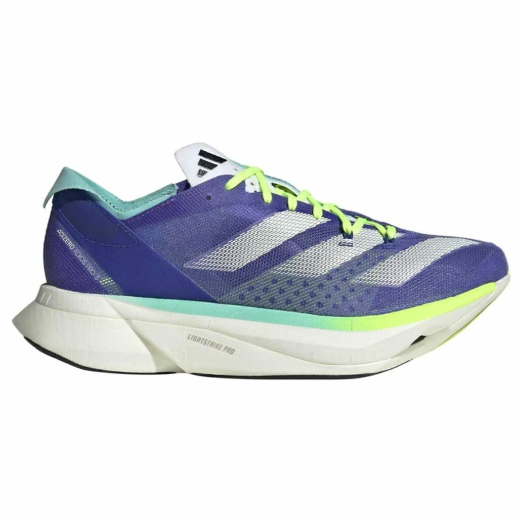TENIS ADIDAS ADIZERO ADIOS PRO 3 FEMININO AZUL NEON